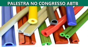 Palestra Retilox sobre Perfis Coloridos no Congresso Brasileiro de Borracha.