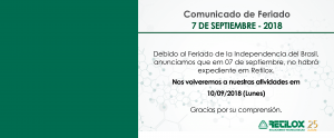 Feriado Retilox 7 de Septiembre